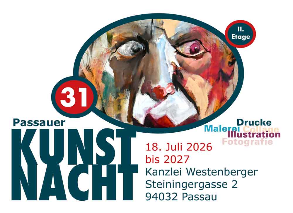 Logo & Infos Passauer Kunstnacht